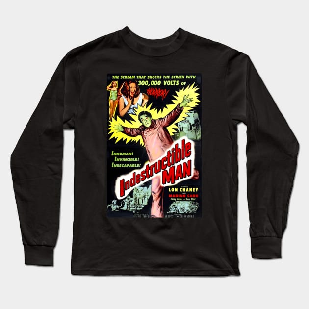 The Indestructible Man Long Sleeve T-Shirt by Starbase79